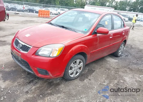 2010 Kia Rio Lx z USA, uszkodzony, nr VIN KNADH4A35A6665417